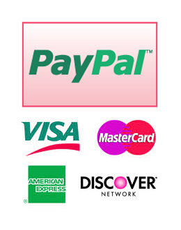 Paypal and Credit Cards accepted